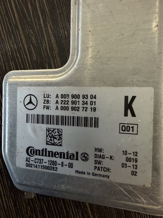 Блок управління Mercedes (оригінал Continental) A0009009304