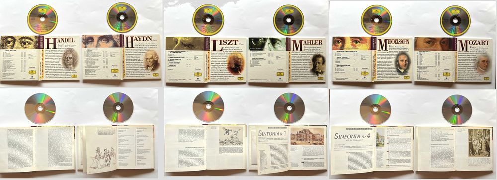 Coleção CDs Música Clássica Deutsche Grammophon - A Grande Música Passo a Passo