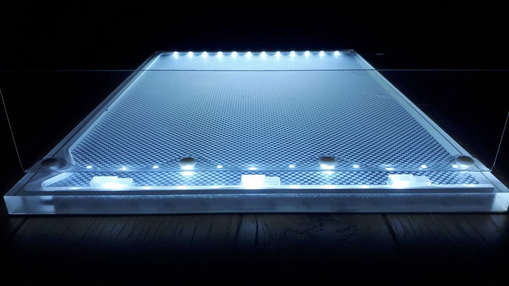 mata LED z zasilaczem