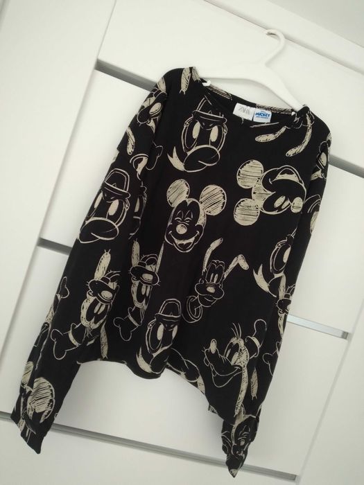 Bluza MICKEY krótka dla dziewczynki ZARA roz. 164/Stan idealny