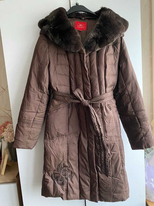 ЖІночий пуховик розмір L (Snow Image) колір шоколад