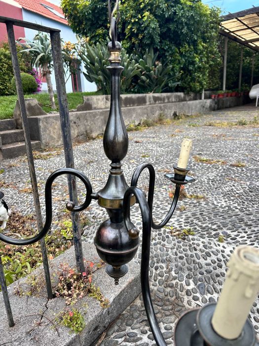 Lustre de teto - 3 braços (1930 -1950)