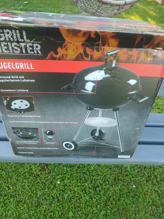 Grill nowy węglowy 48 cm