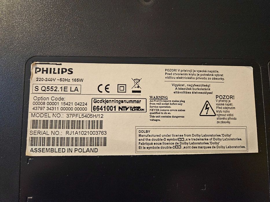 Telewizor Philips 37 cali 100Hz