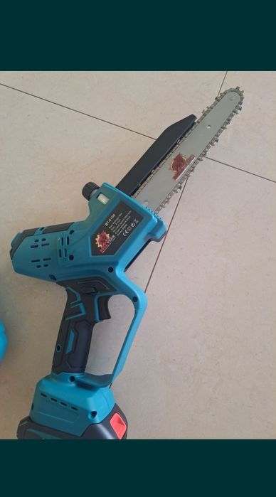 Piła akumulatorowa 8 cali 2x prowadnica 2x łańcuch 2x aku  najmocniejs