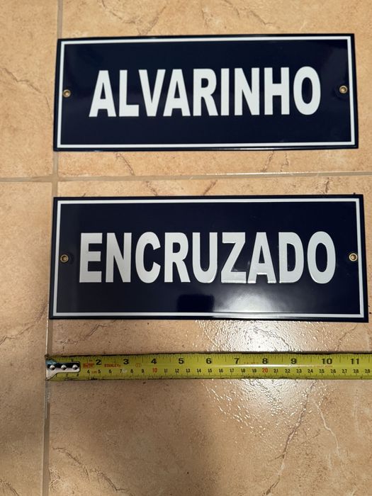 Placas casta Alvarinho e Encruzado