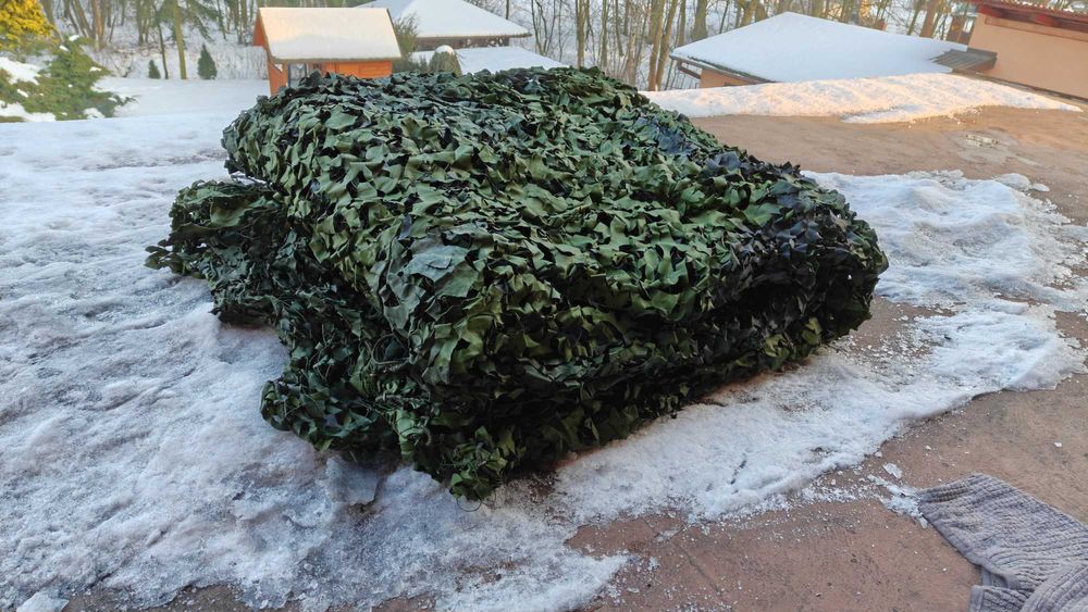 Szwedzka siatka maskująca 4,5m x 4,5m