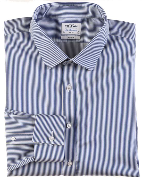 T.M. LEWIN koszula męska francuskie mankiety non iron slim 5XL k 51