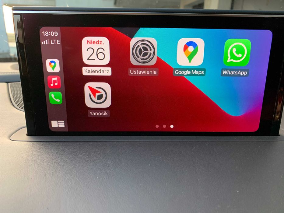 CARPLAY ANDROID AUTO BMW Audi VW Mercedes Porsche Mapa Nawigacja USA