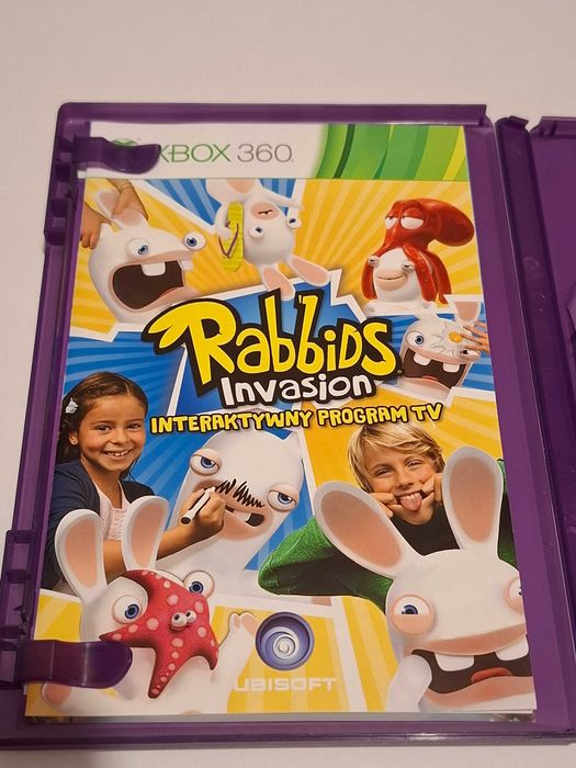 Gra Xbox 360 Kinect Rabbids Invasion wersja PL, stan idealny