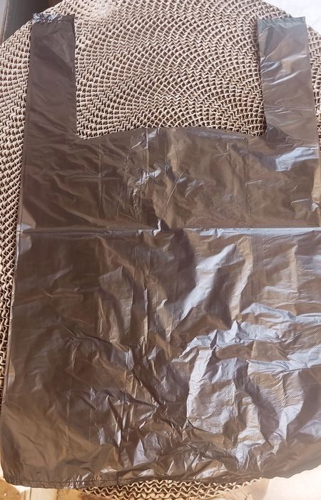 Пакет синій чорний зелений без малюнка без принта 45 см 14 л 12 кг