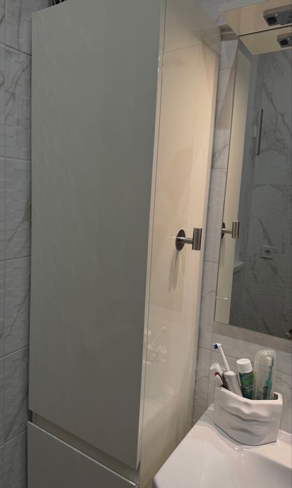 Дзеркало з підсвіткою, тумба мебель у ванну раковина шкафчик