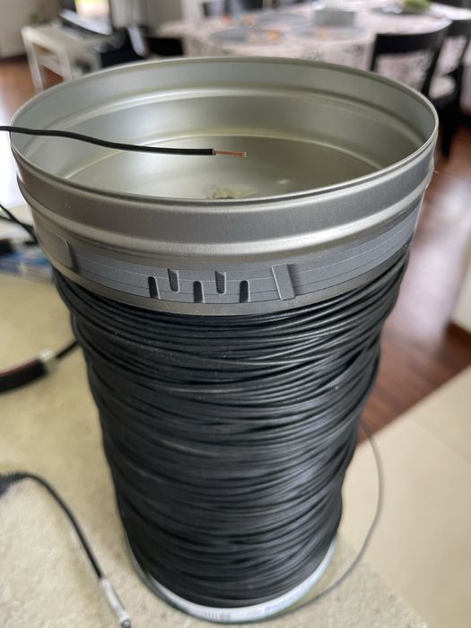 Przewod 1x0,35mm2 czarny linka.