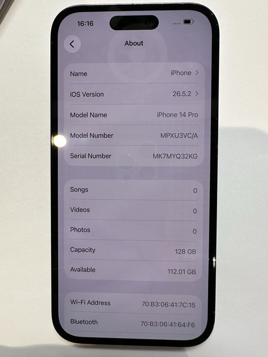 iPhone 14 Pro 128 GB Space Black