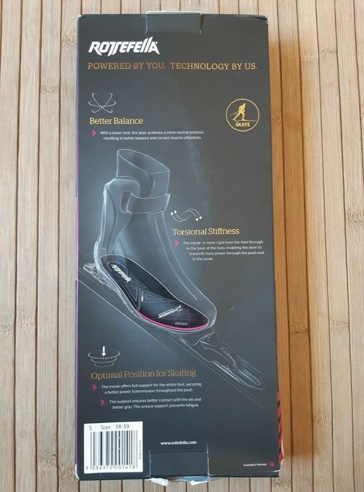 Wkładki Rottefella do butów do narciarstwa biegowego, 37/38