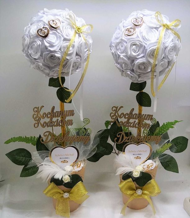 Drzewka prezent dla Kochanych Rodziców, podziękowanie z okazji Ślubu