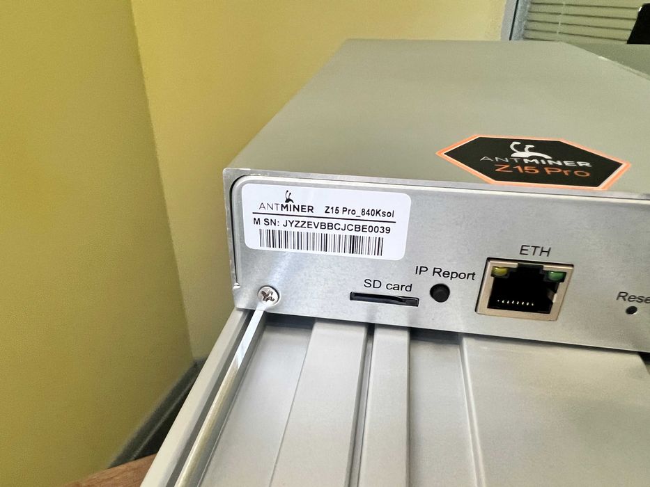 Pre-Order! Асік Z15 Pro 840 k/sol, Antminer Asic, Майнер, BITMAN, CV