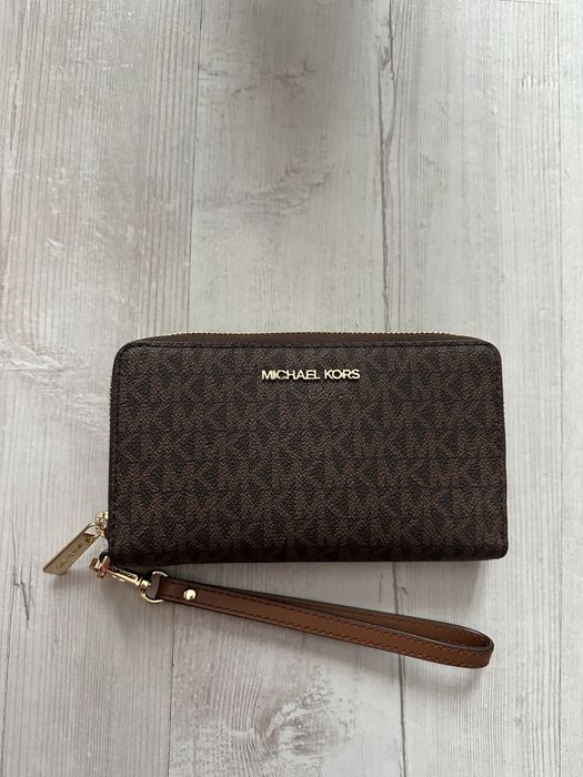 Portfel logowany Michael Kors Jet Set Flap