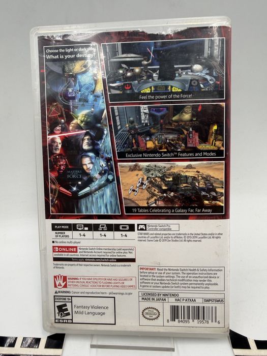 Star Wars Pinball Switch Gwarancja