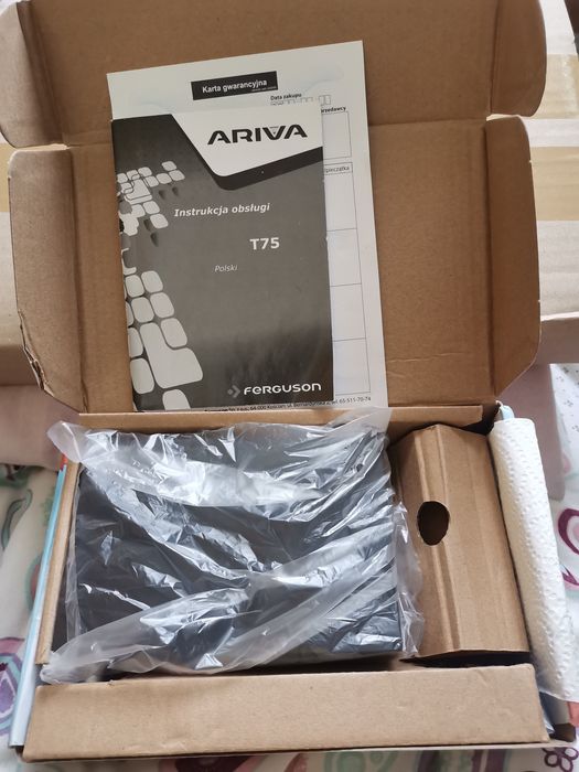 Ferguson Ariva T75 DVB-T2 H.265 HEVC dekoder tuner pilot komplet