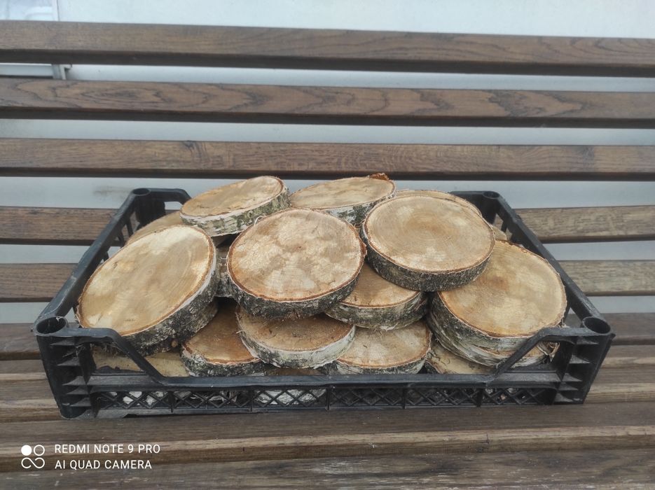 Зрізи дерева для творчості