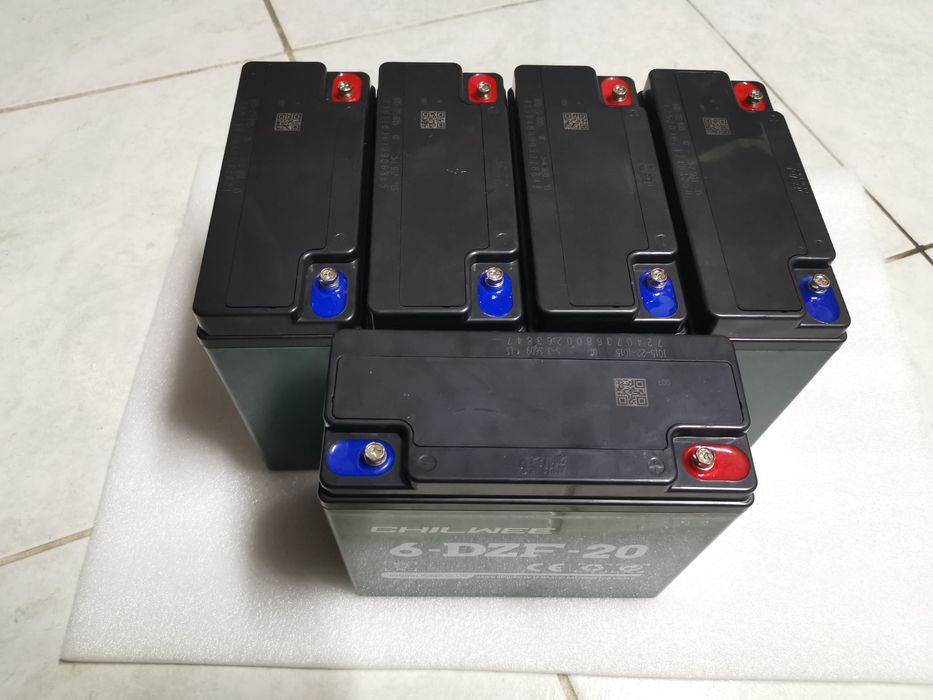 Baterias 12V 20Ah 36V 48V 60V  SLA chumbo Bicicleta Scooter eléctrica