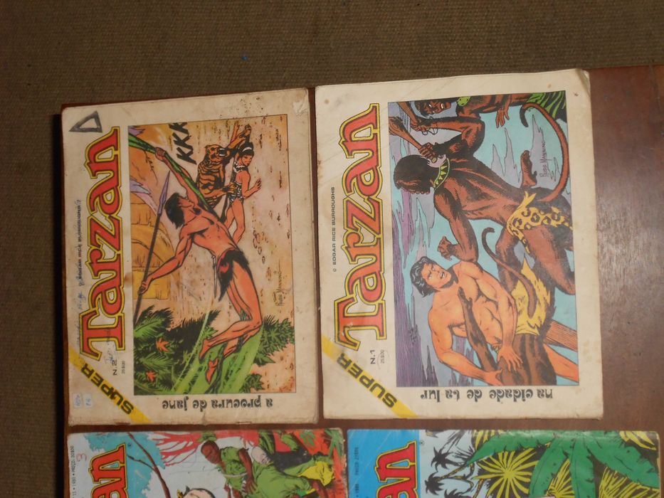 Revistas Tarzan antigas 1974 e 1980-81