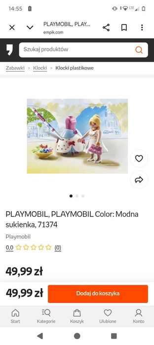 Zestaw Playmobil kreatywny dla dziewczynki