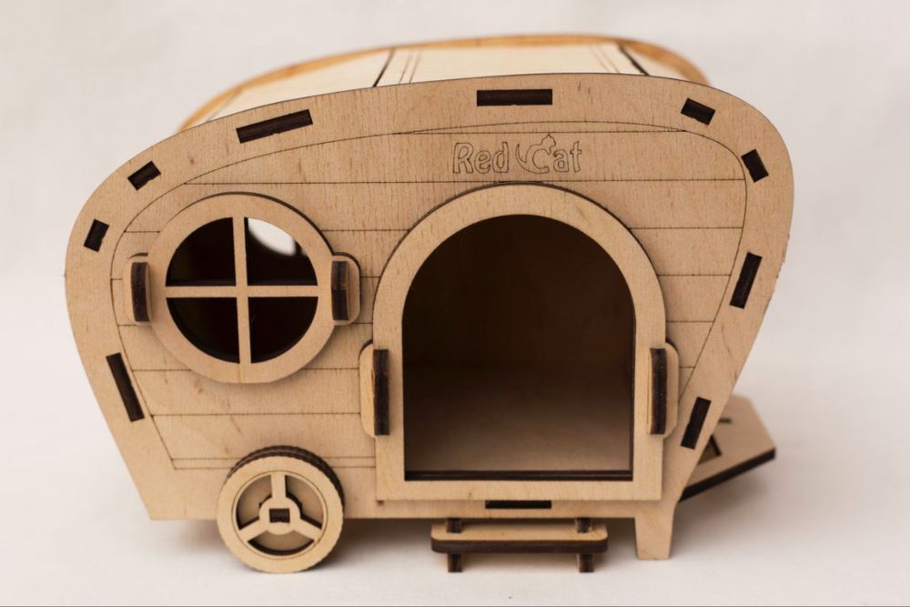 Дім для хом’яка, щура та джунгарика | Дерев’яний