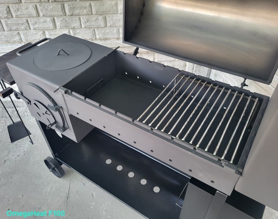 5мм• ХІТ 2025 •Мангал Смокер Коптильня Холодного та Гарячого Копчення