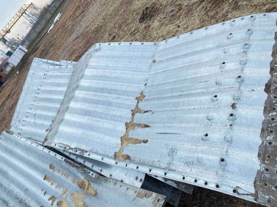 Лист металу оцинковка 1120*3040мм, стінка 2-4 мм (огорожа)