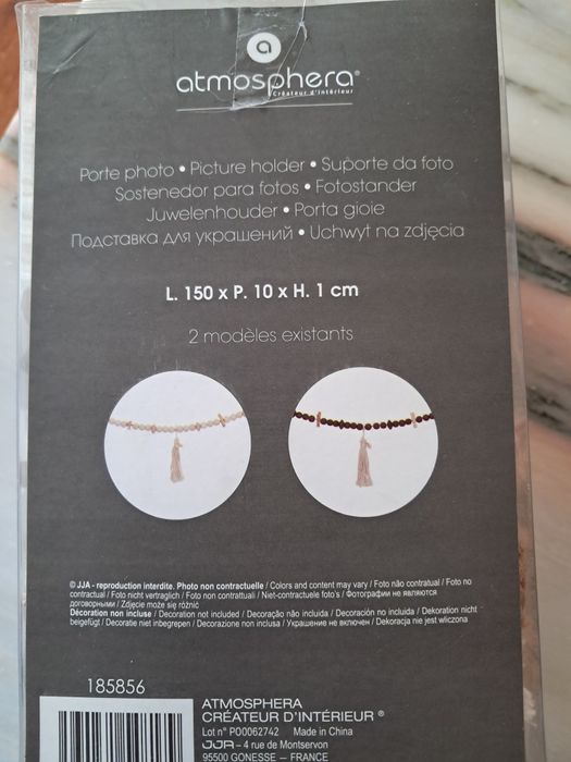 Porta fotos para pendurar