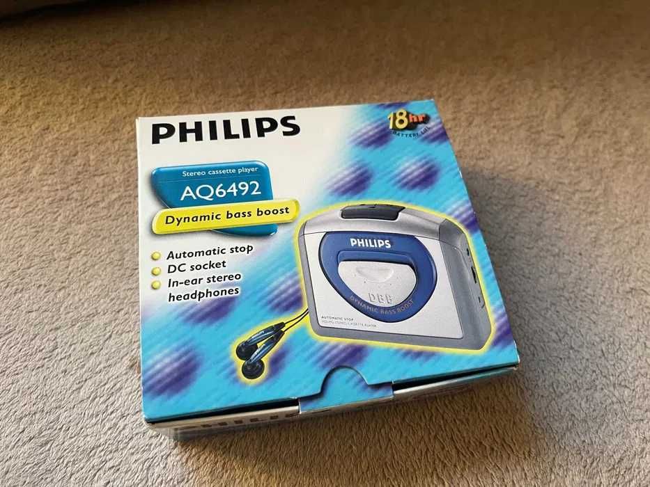 Philips AQ6492 Walkman NOWY Komplet
