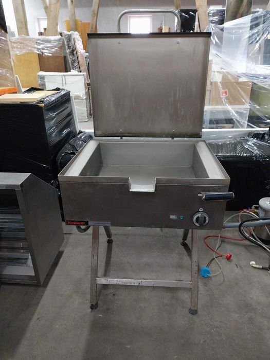 Patelnia elektryczna gastronomiczna KROMET PE-025S | 5,4 kW | 400V