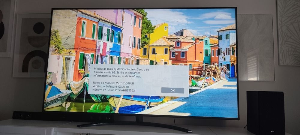TV LG -  75 polegadas modelo 75UQ81