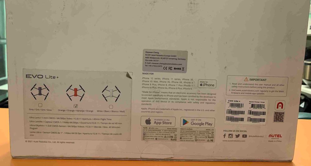 Квадрокоптер Autel EVO Lite+