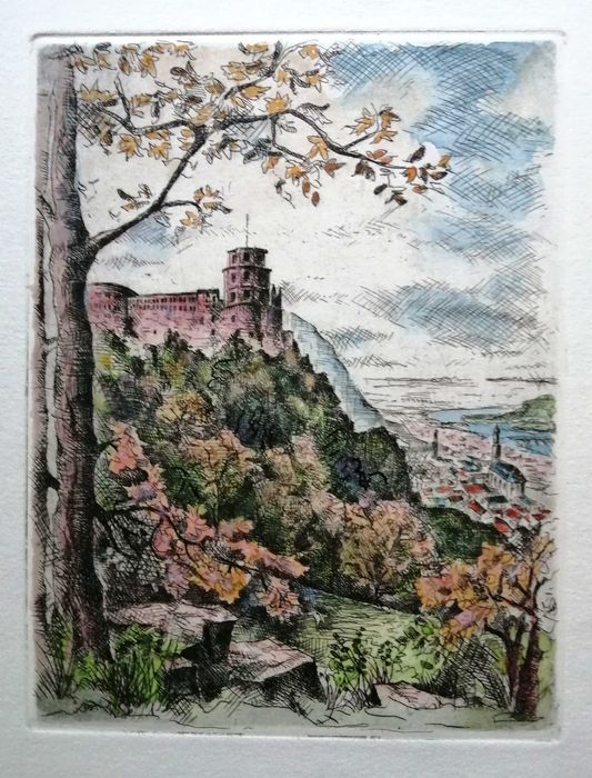 Miedzioryty Heidelberg i Trewir
