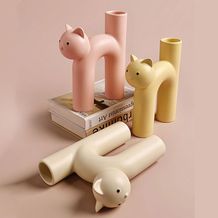 Wazon w kształcie kota prezent dla kociary