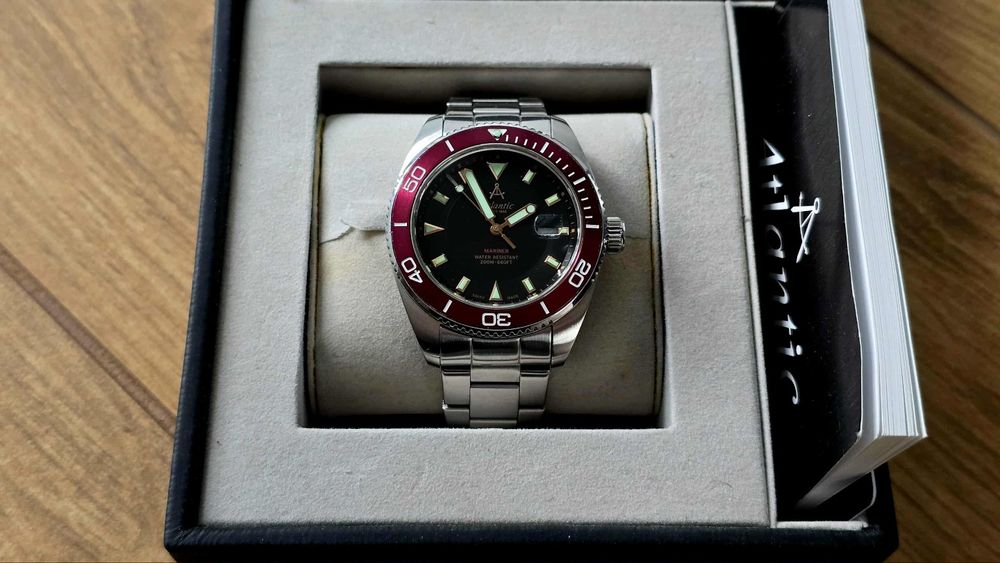 Atlantic Mariner 80378 srebrno-bordowy