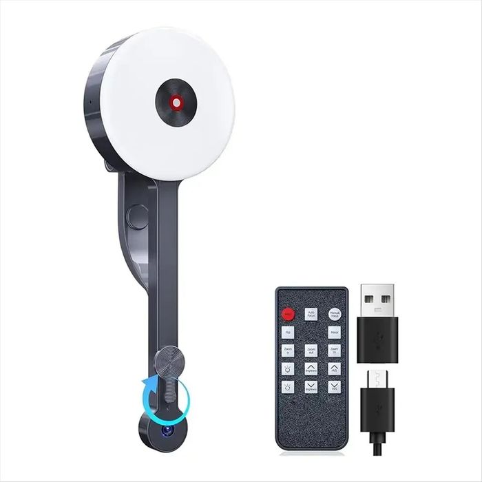 4K-веб-камера з освітленням, HD 4k/30FPS для ПК і ноутбуків, з функціє