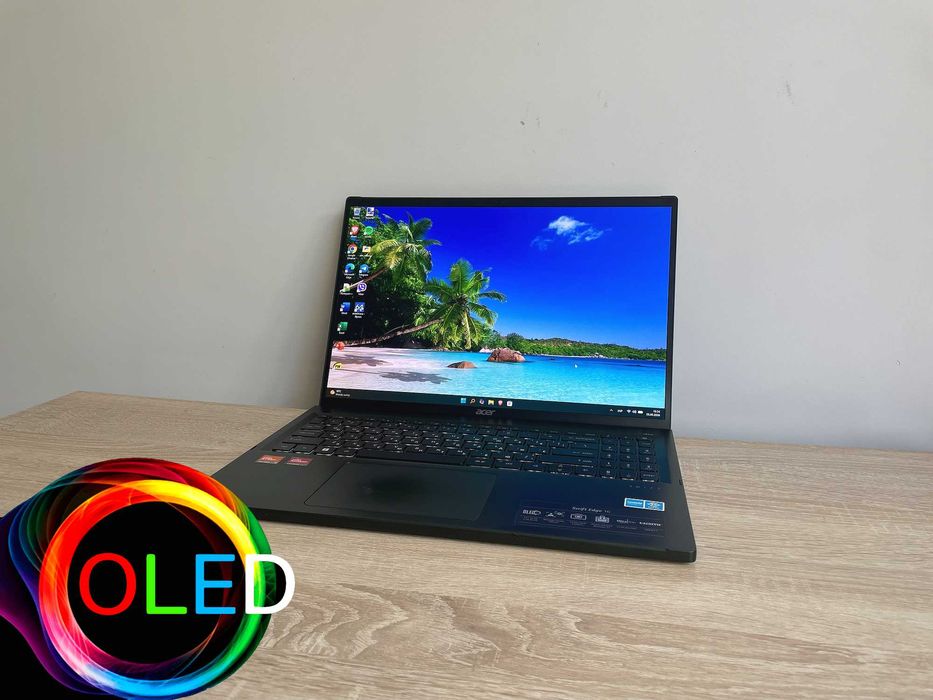 Acer 16 3K 120Hz OLED R7 7840 16 ddr5 512 Radeon 780M 2Gb Bat 5ч 1.2кг TypeC метал Гарантия Расрочка Беспл Дост