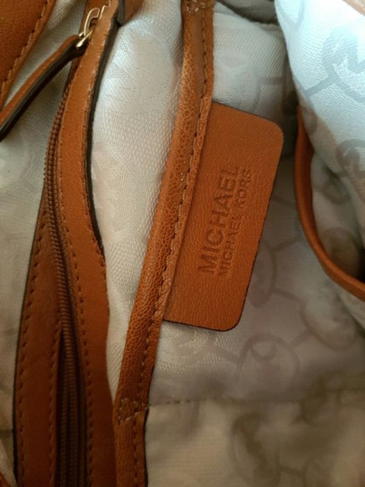 Michael kors - mala pele camel original