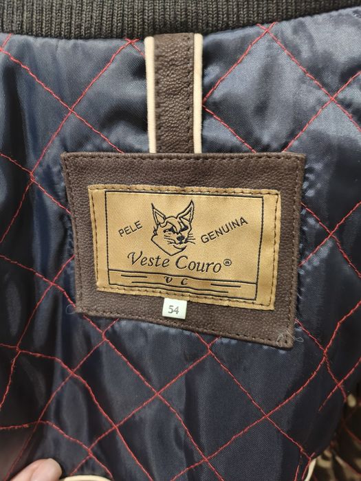 Blusão de Couro novo