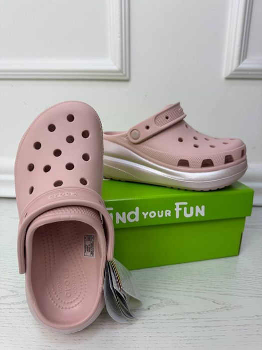 Crocs Classic Crush Shimmer Pink w6,w7,w8,w9