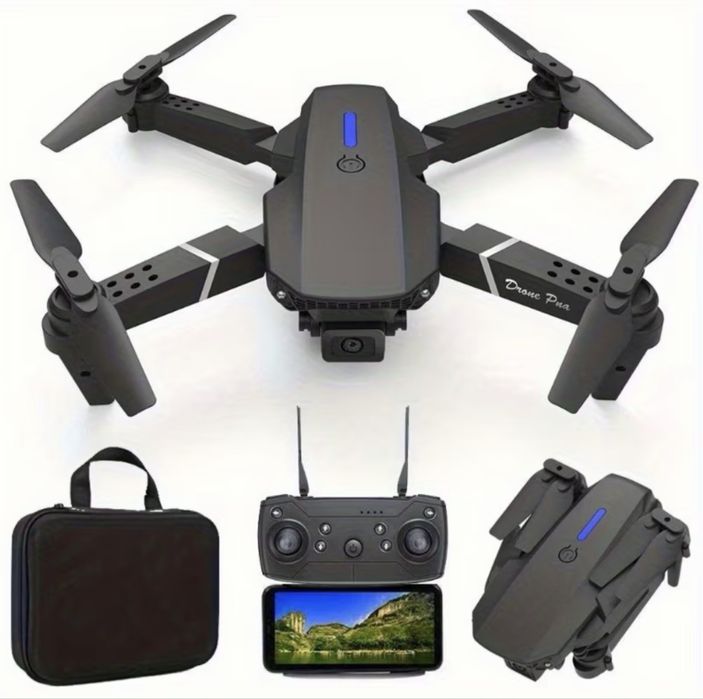 Дрон E88 с двумя камерами