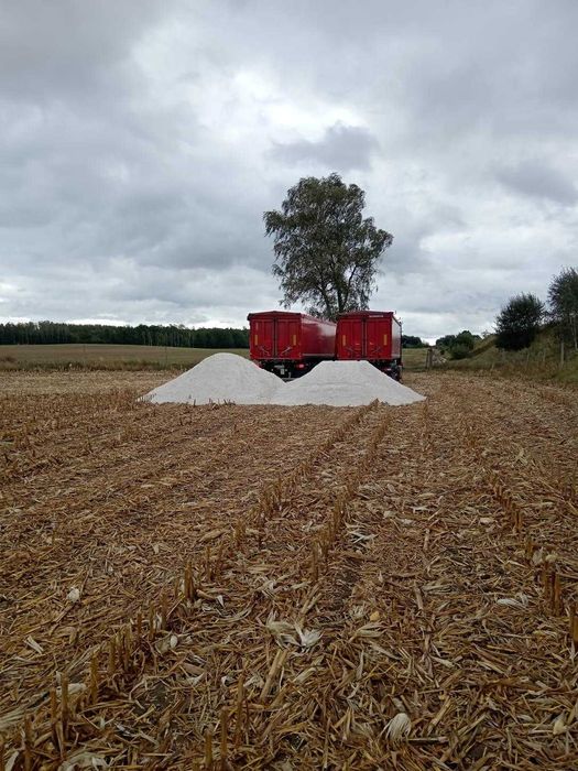 Wapno nawozowe z transportem, kreda.