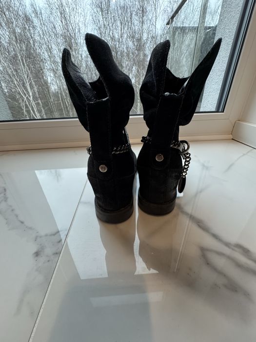 Botki zamszowe Badura roz 37