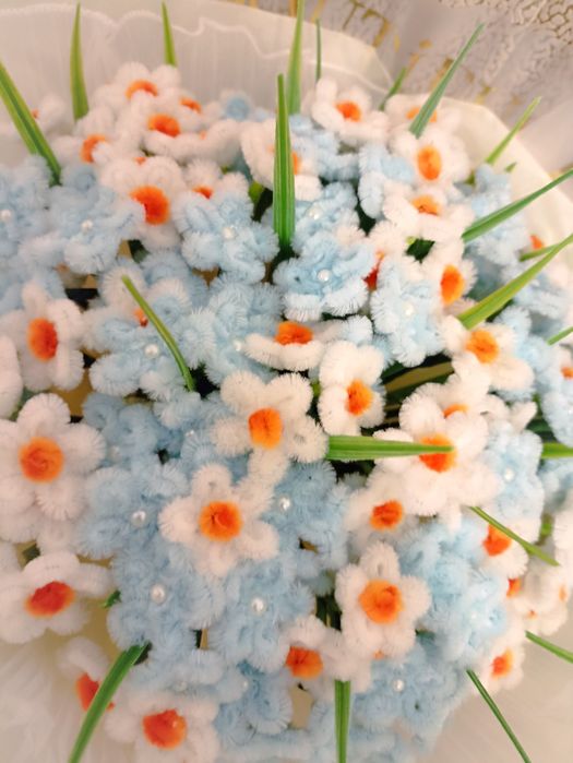 Плюшевий букет, подарунок квіти