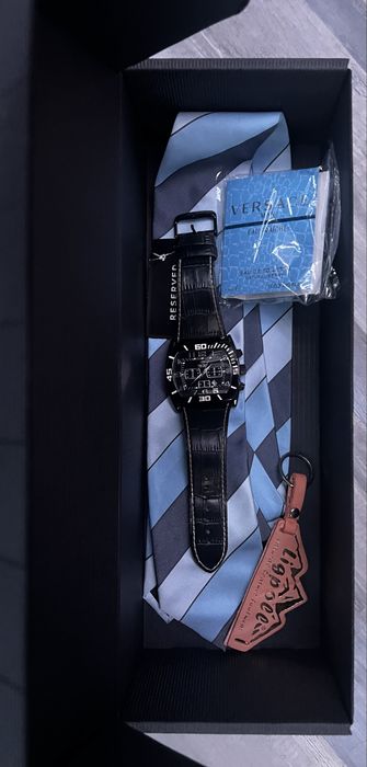 Zestaw - zegarek Gino Rossi, nowy krawat Reserved + gratisy zapakowane