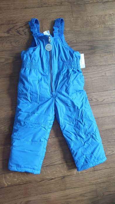дитячий зимовий комбінезон полукомбінезон  лижні штани на підтяжках